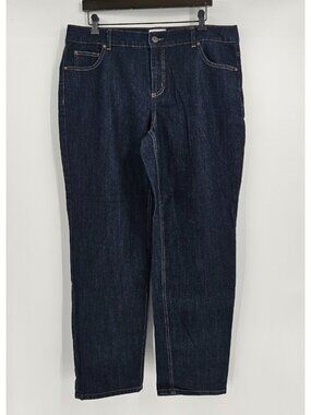 JMS Just My Size by Hanes Women's 16W Classic Fit Dark Wash Stretch Denim Jeans